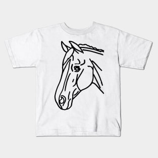 horse head Kids T-Shirt